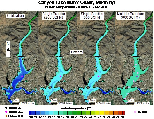 canyon lake comparison map