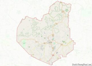 city limits county map