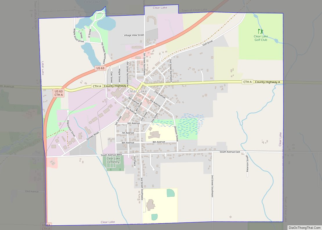 city town boundary map