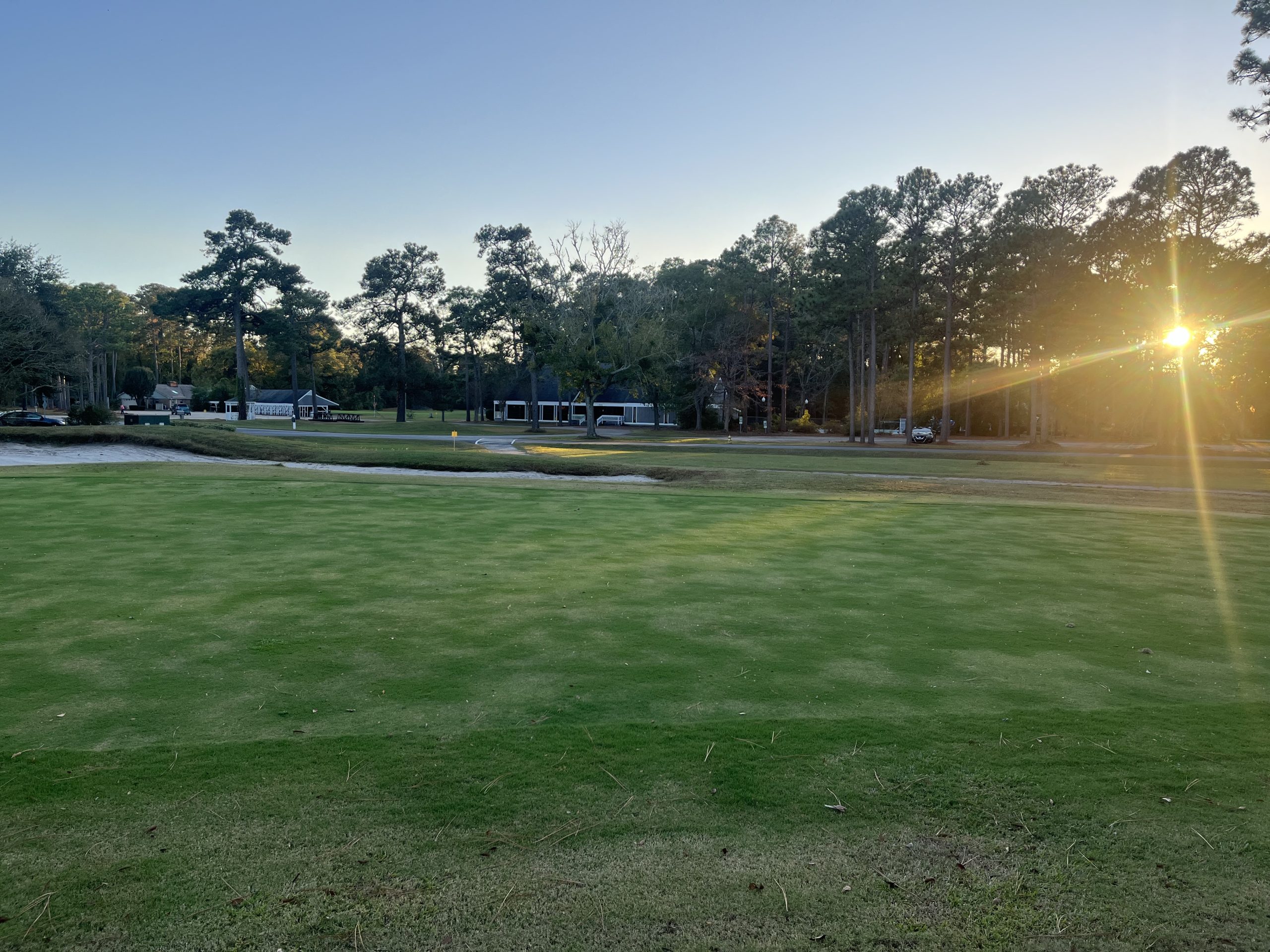 closed golf course aerial