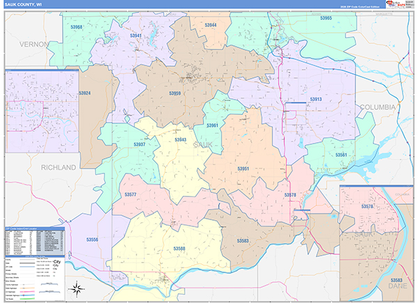 county boundary map