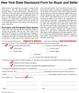 disclosure statement paperwork