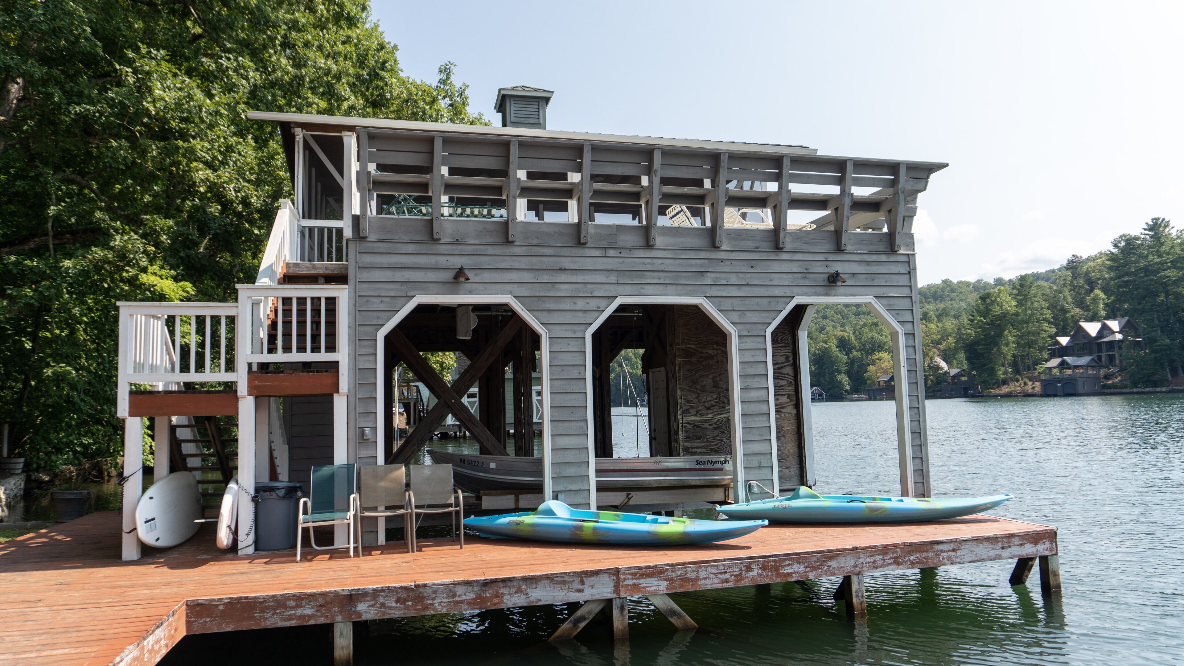 dock boathouse lakefront