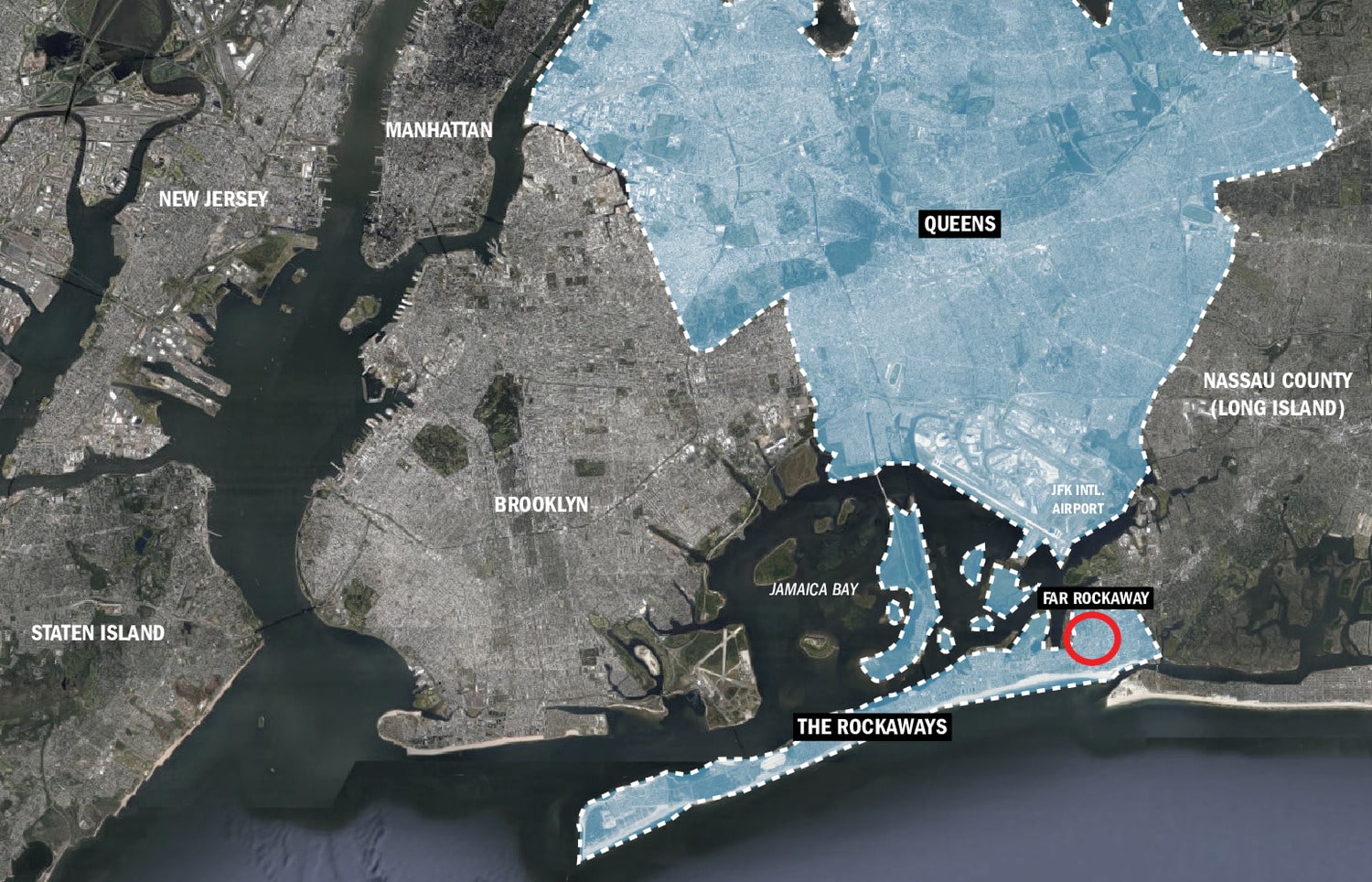 downtown far rockaway rezoning map