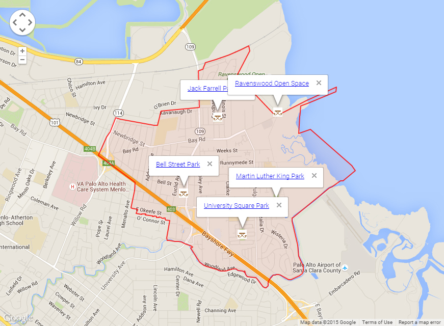 east palo alto neighborhood map