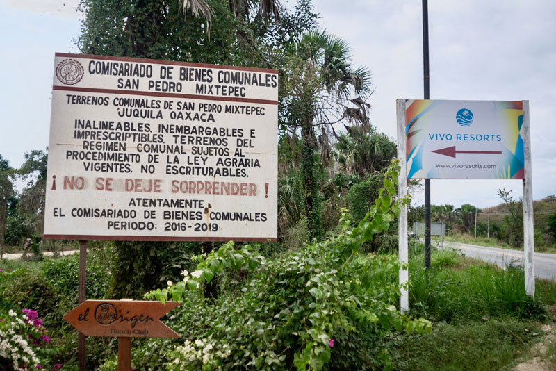 ejido land warning signs