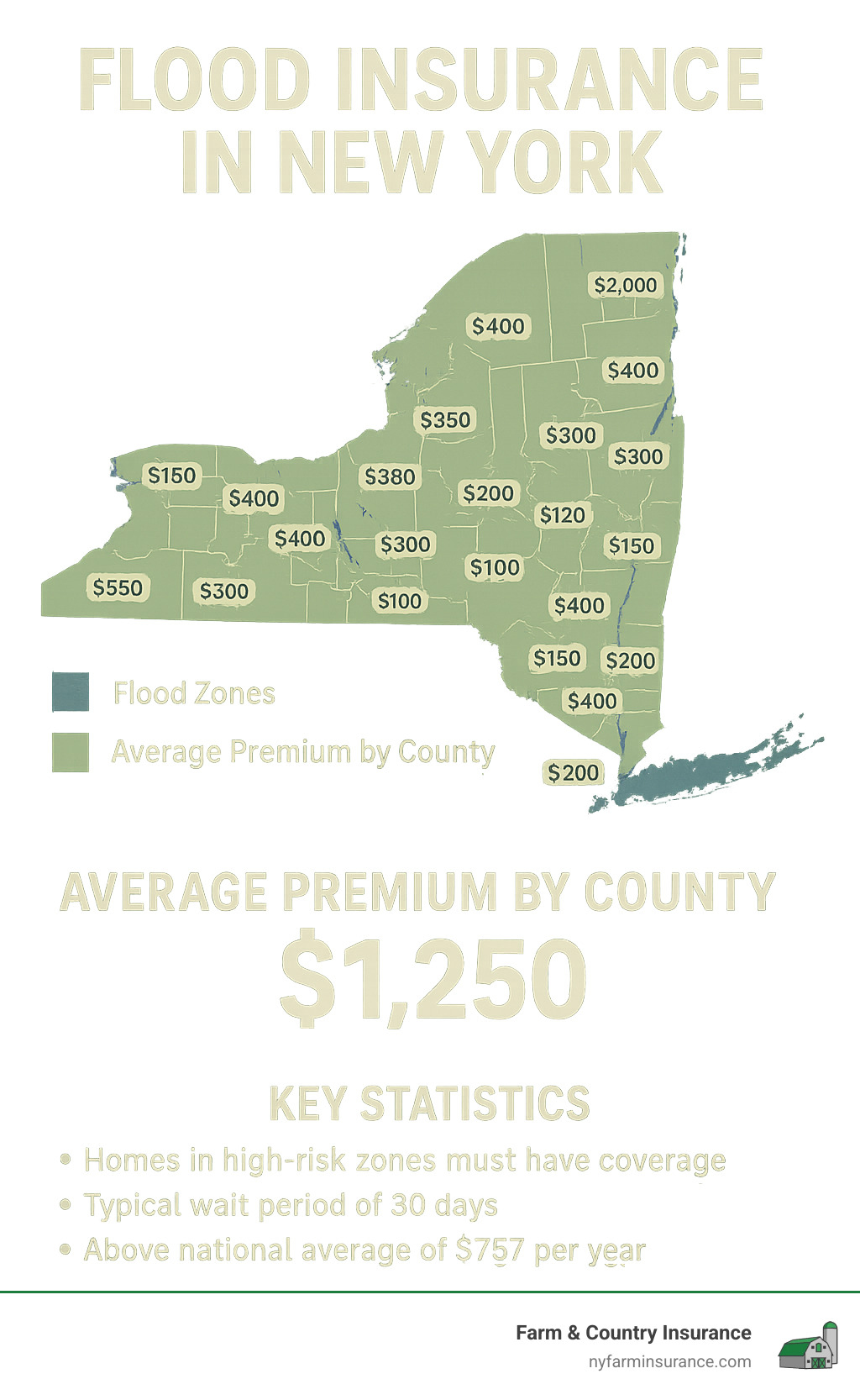 flood insurance premium table
