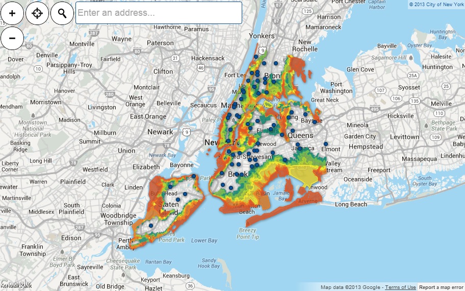 flood risk map queens