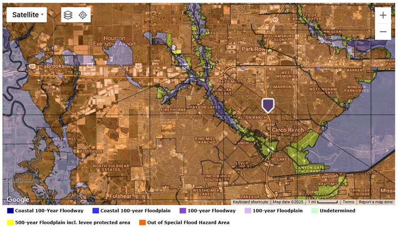 flood risk map