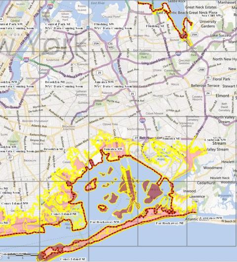 flood zone map Howard Beach