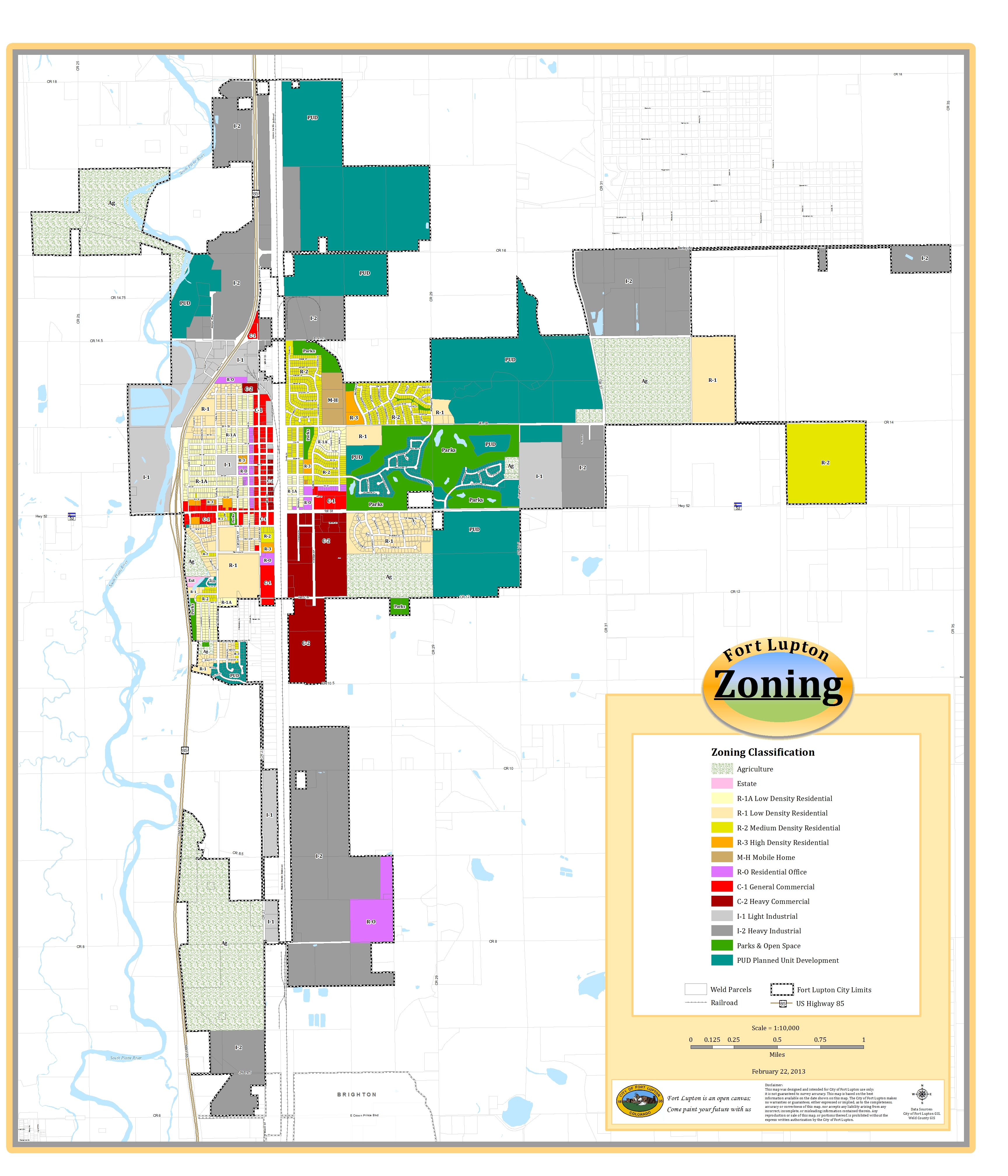 fort lupton neighborhoods map