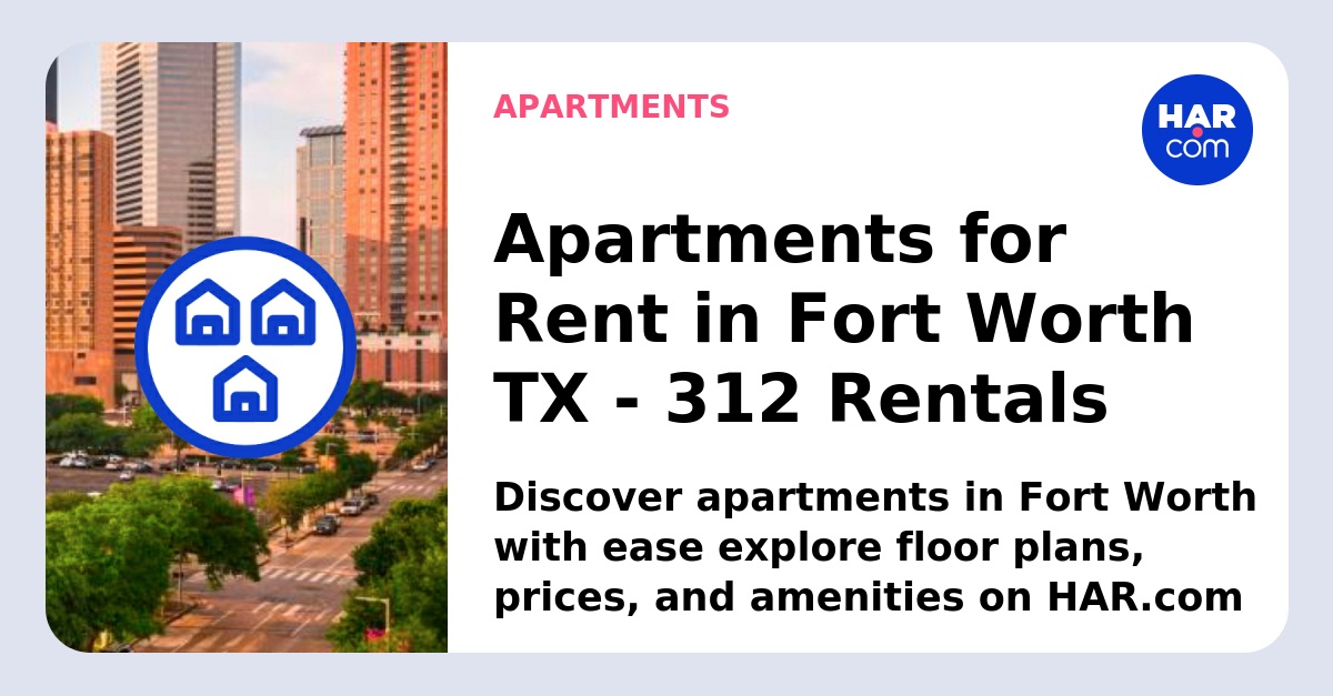 fort worth rent chart
