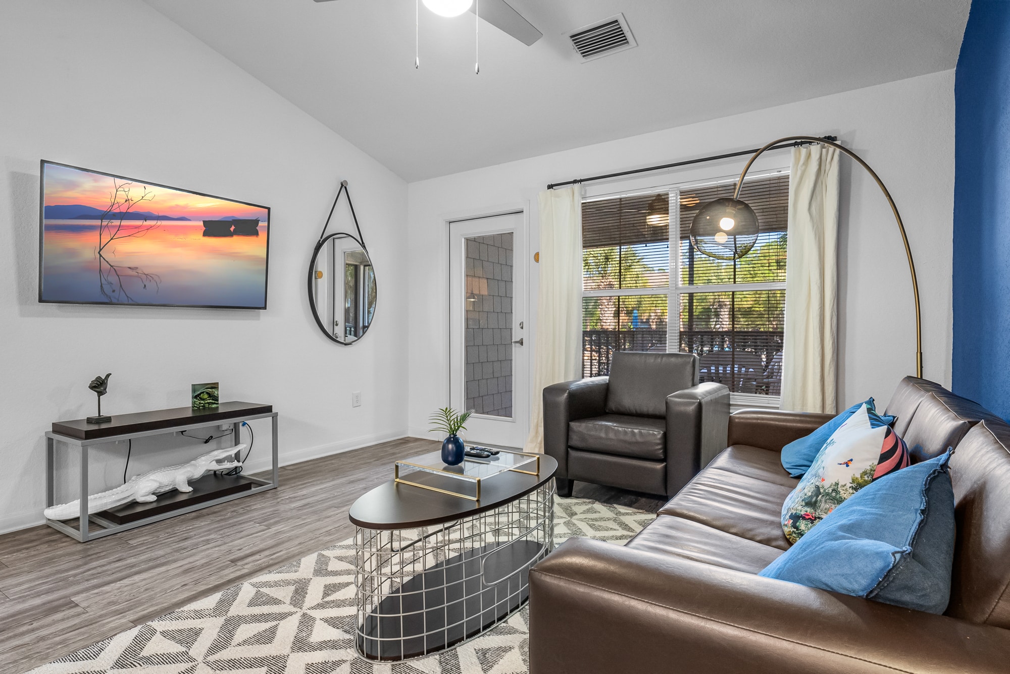 furnished student apartment interior