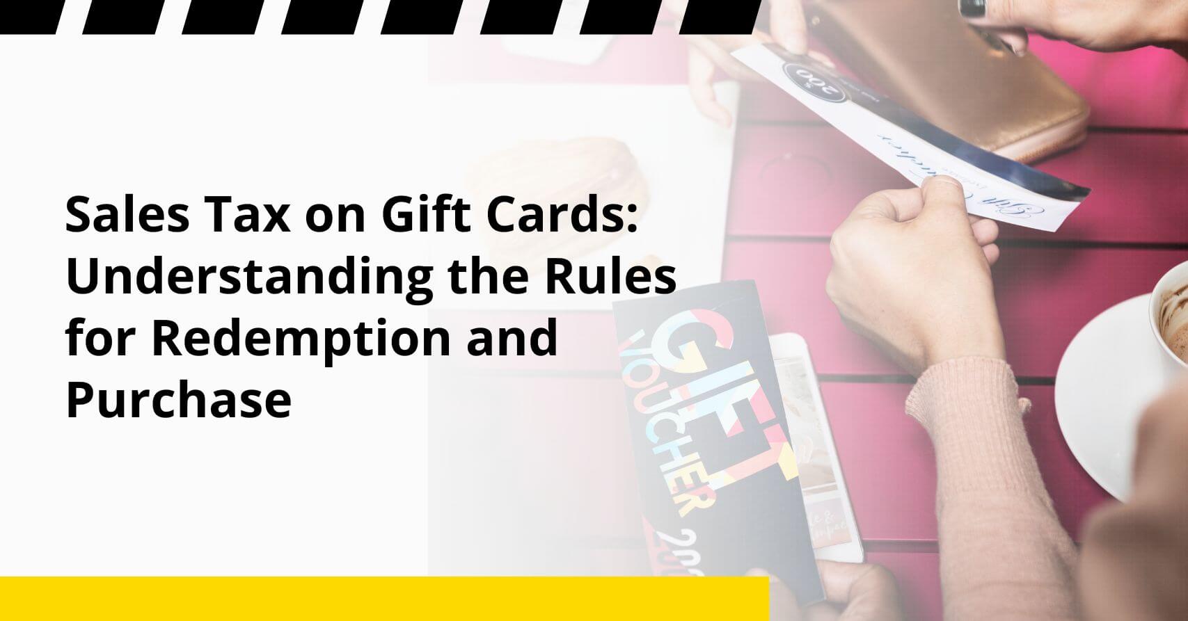 gift card redemption rules