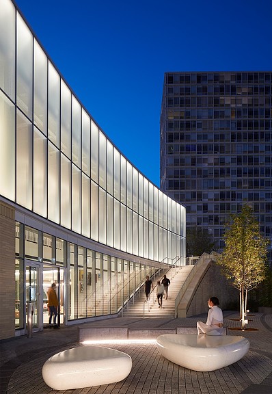 high rise building exterior