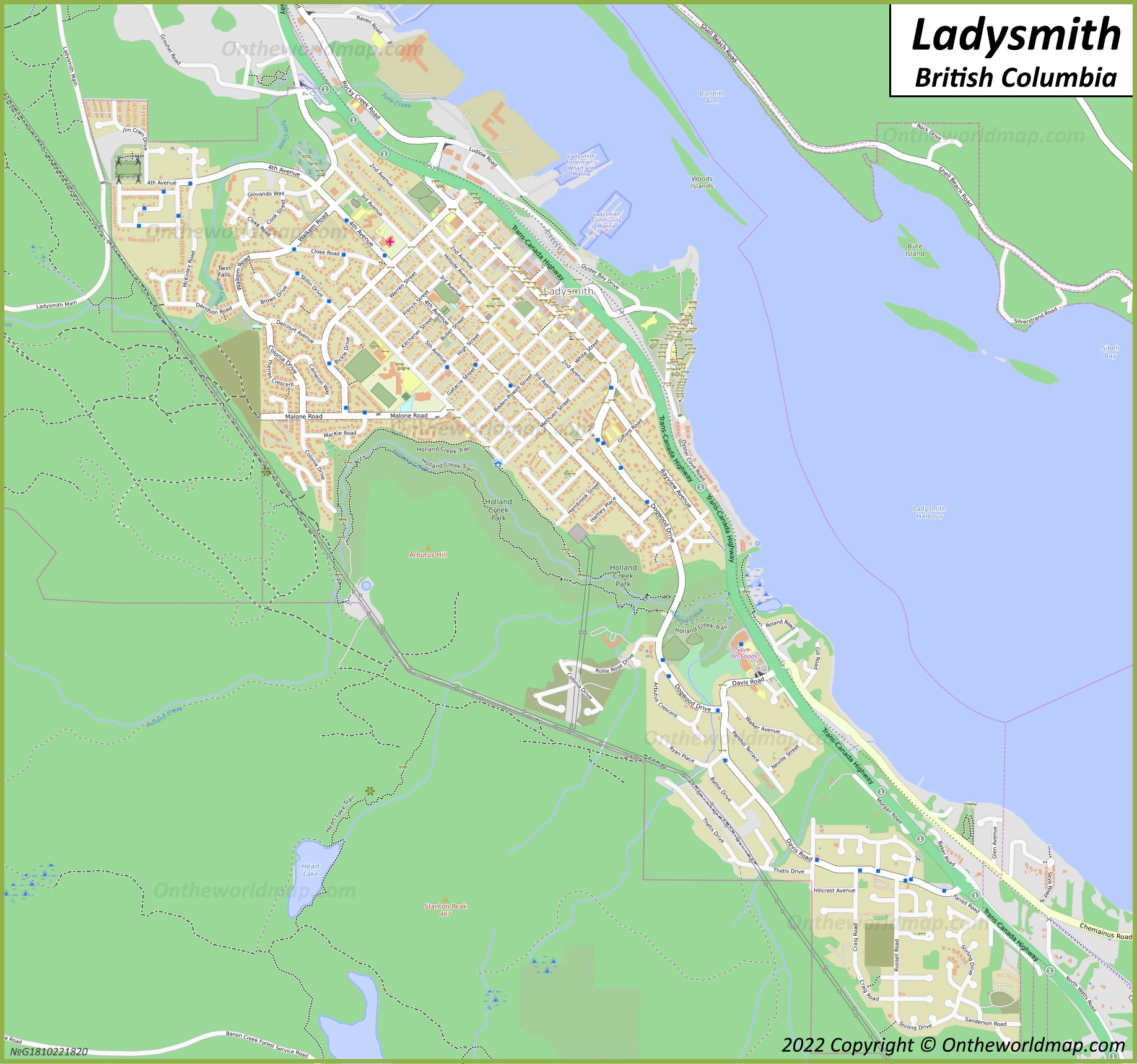highway access map