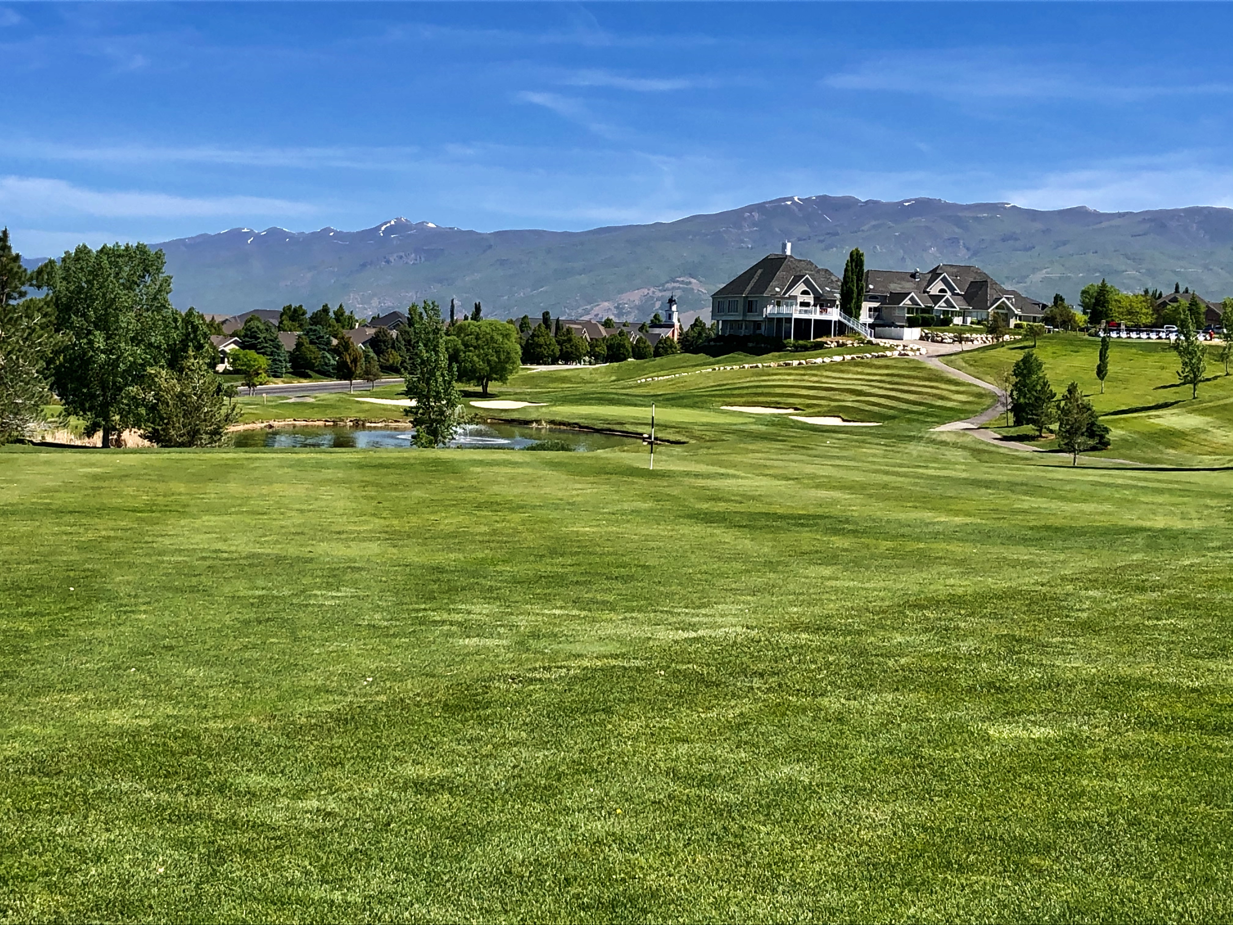 hillside golf fairway