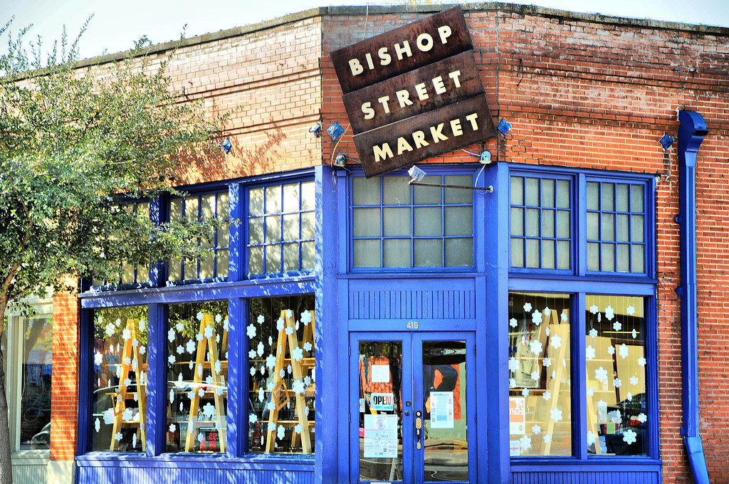 historic Bishop Arts storefront