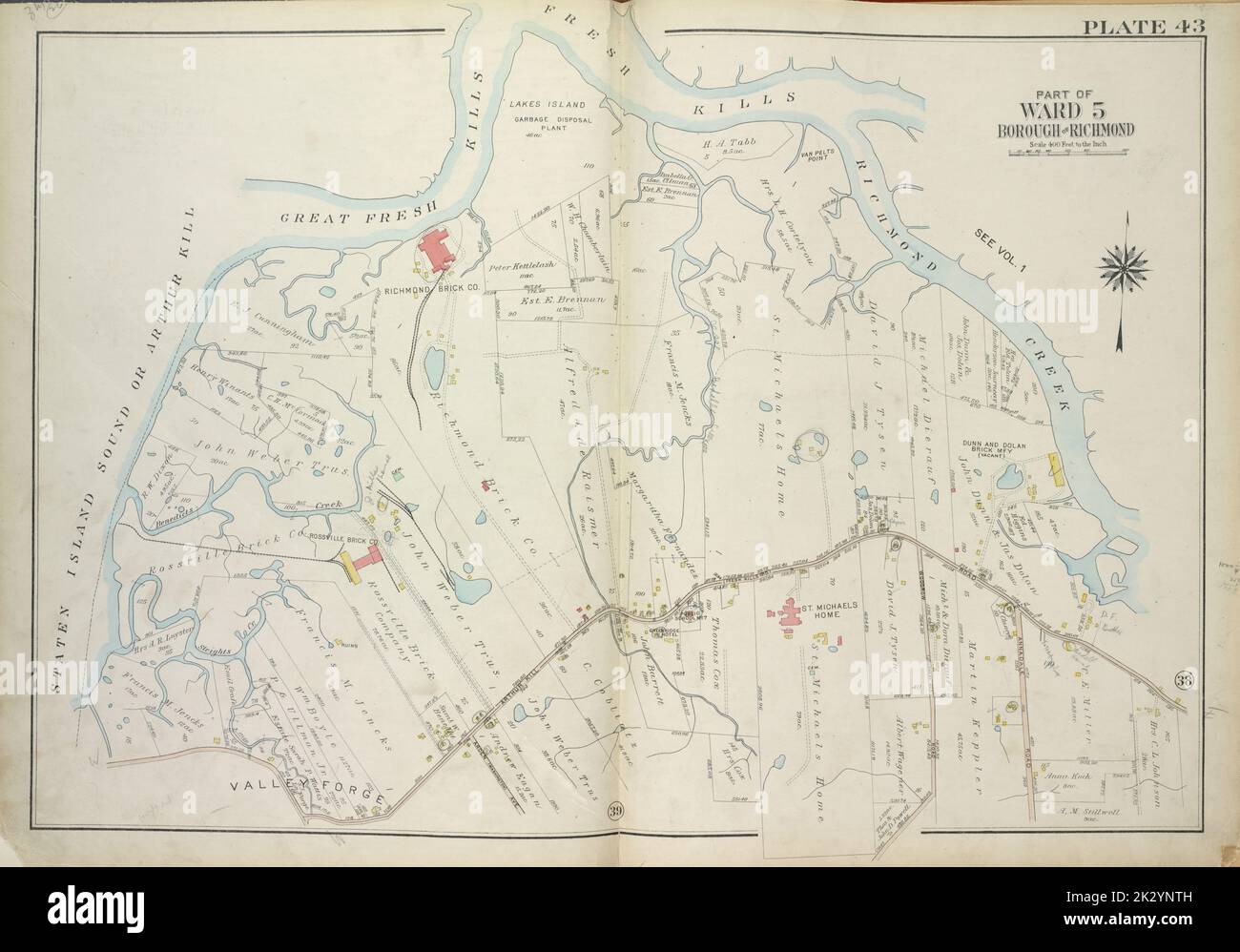historic Staten Island map