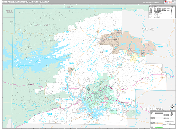 hot springs zip map