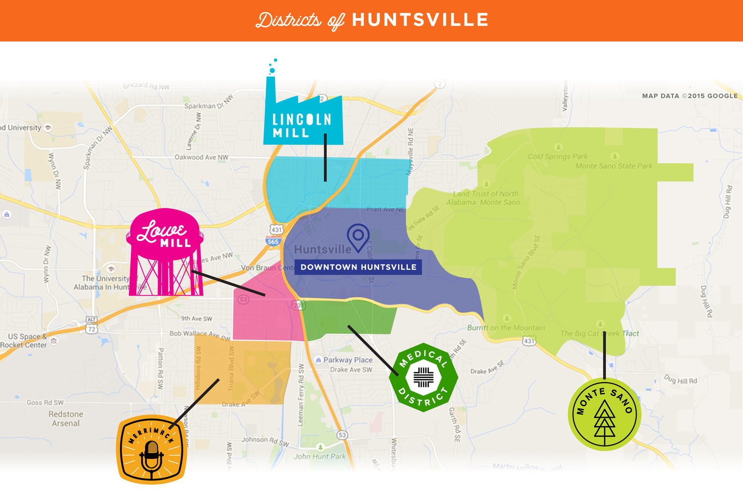 huntsville neighborhood map