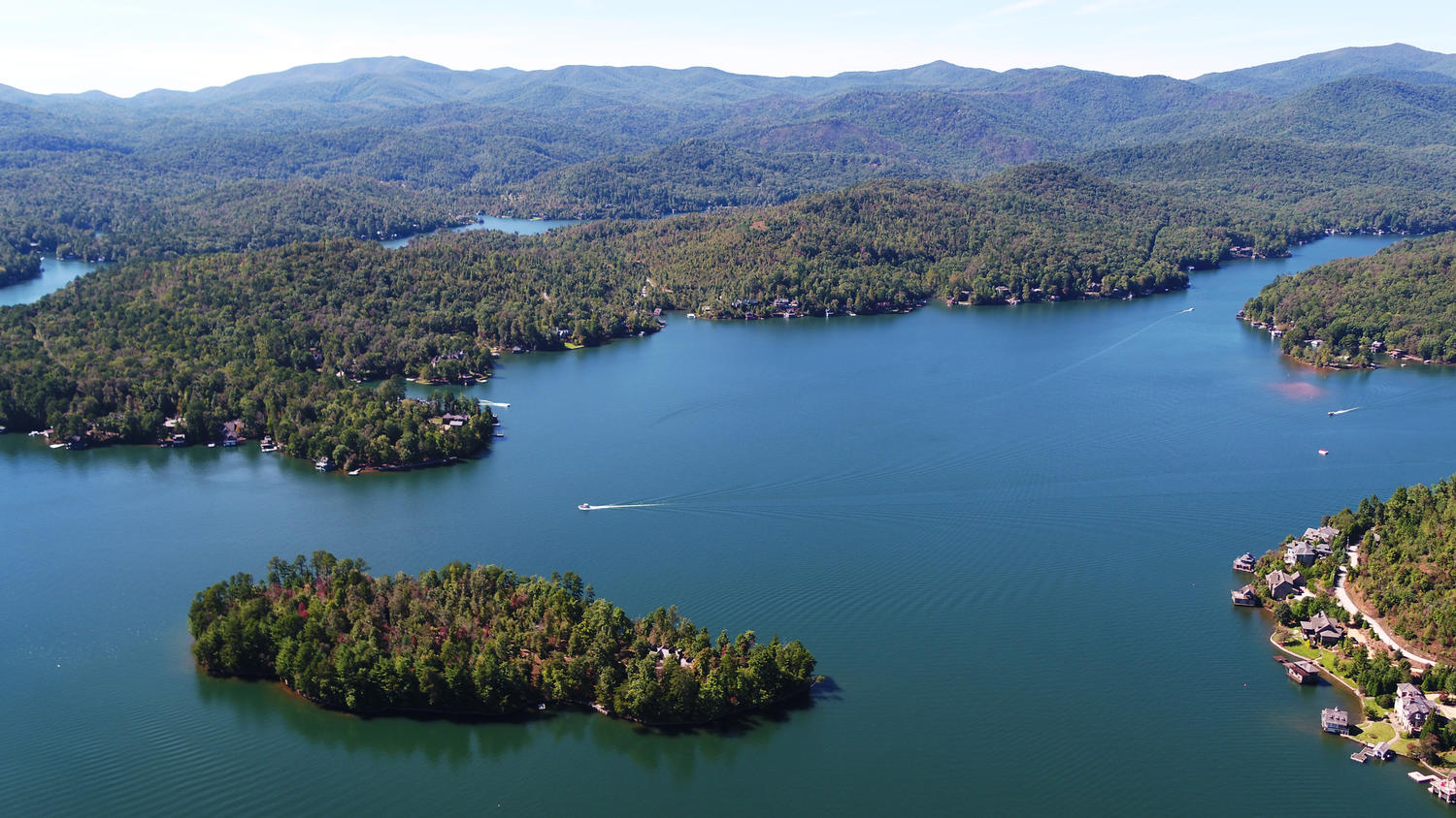 lake burton aerial