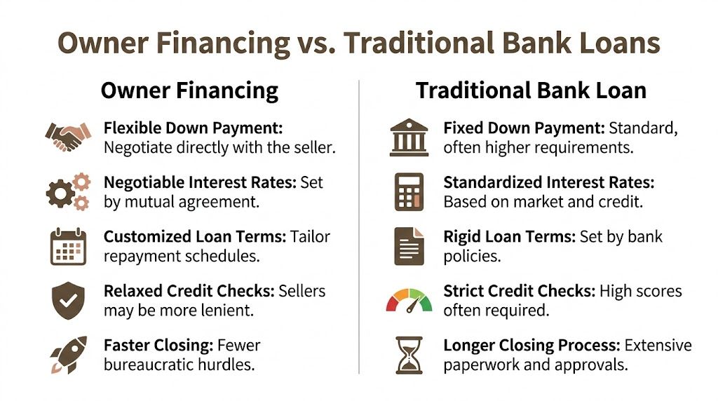 land financing comparison table