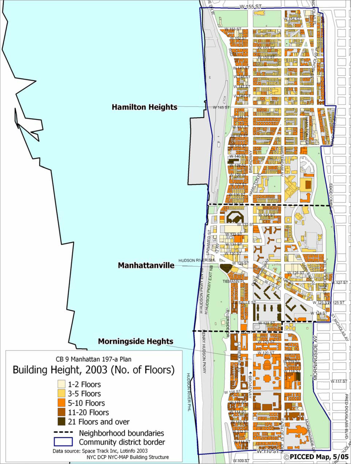 landmark district boundary map