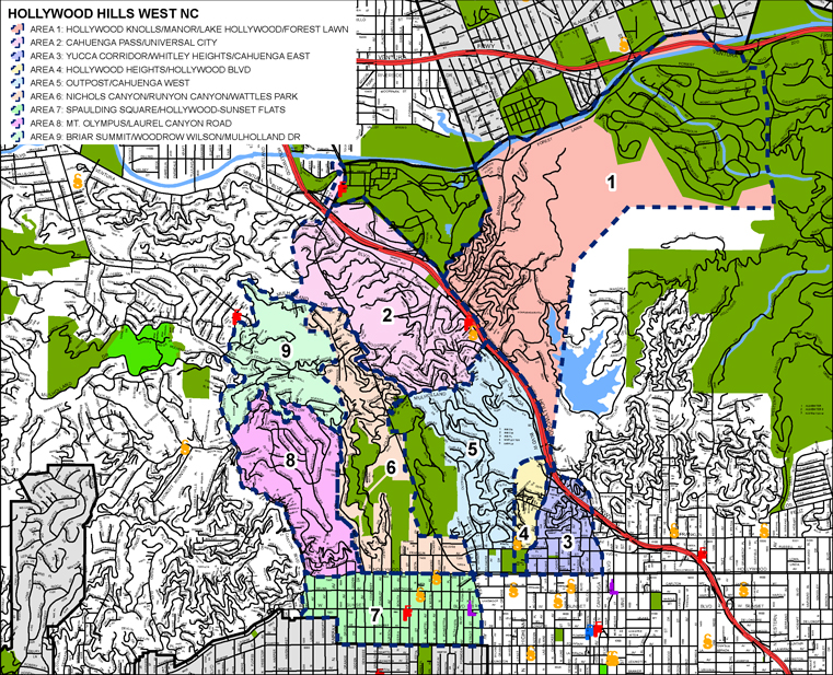 laurel canyon map boundaries