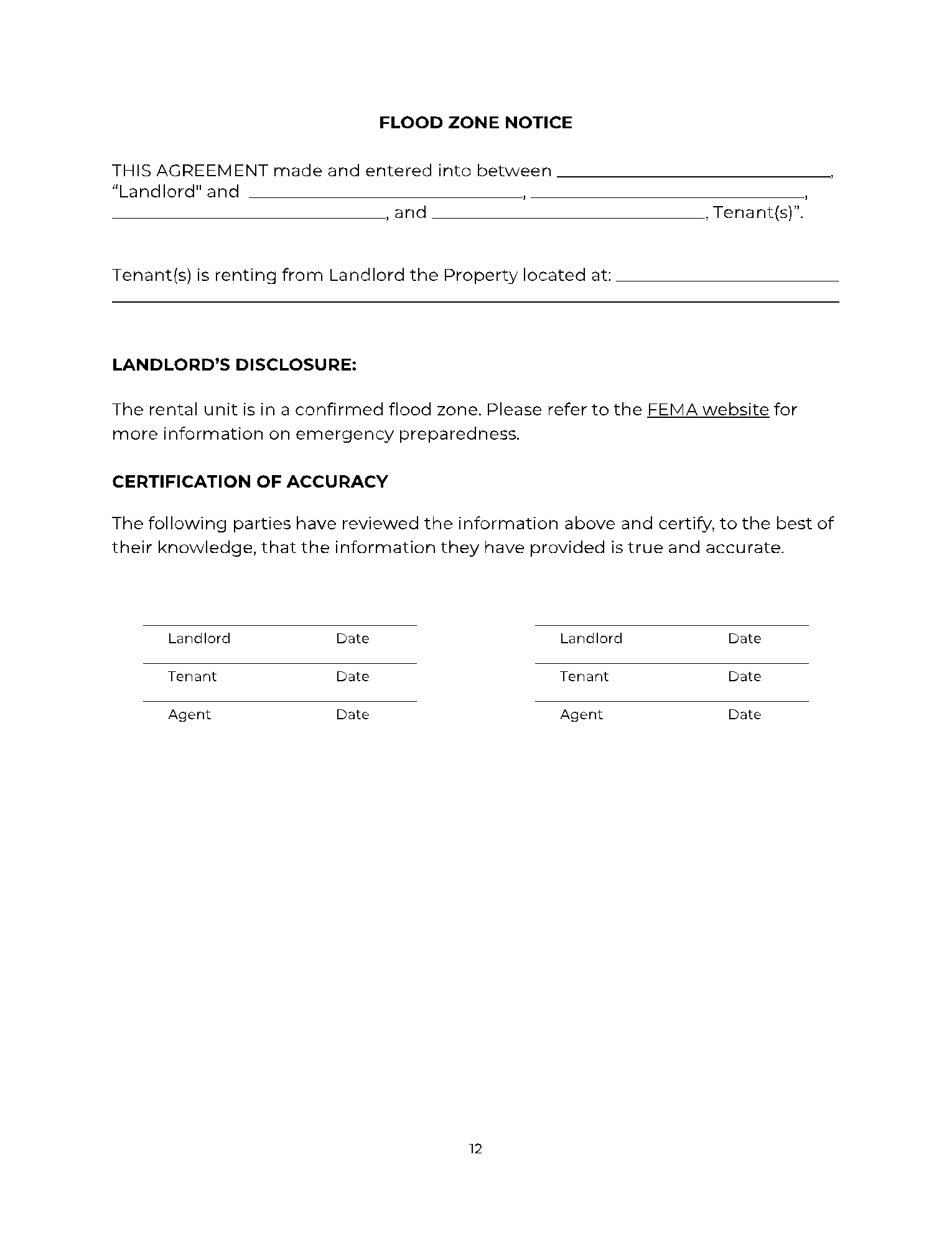 lease agreement signing