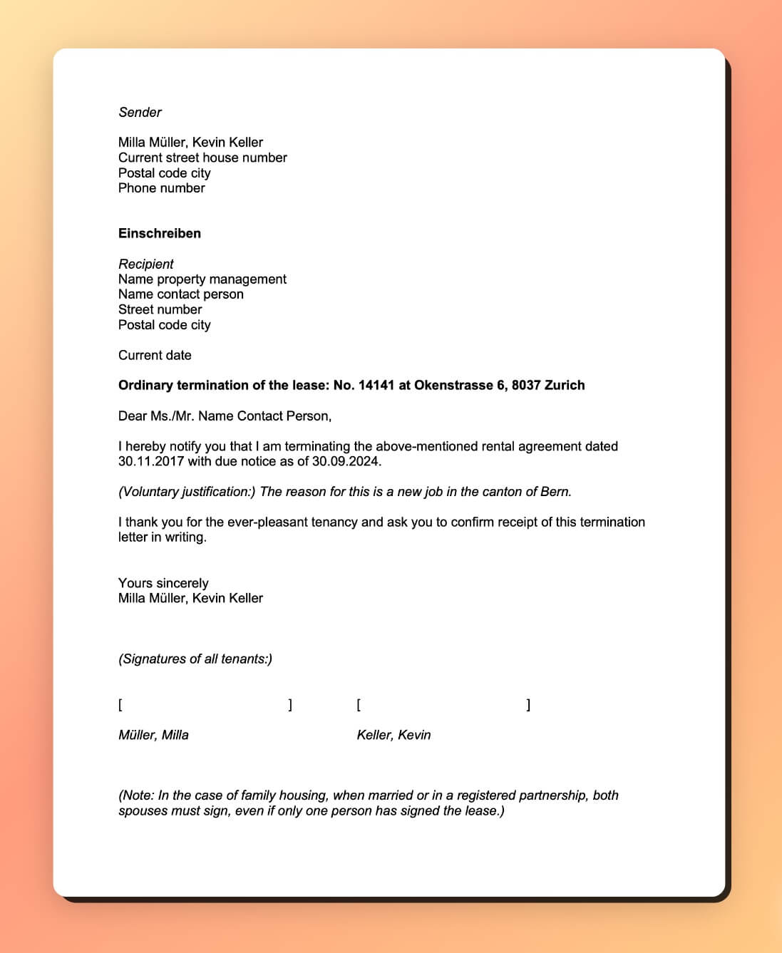 lease clause warning signs