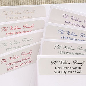 mailing address label