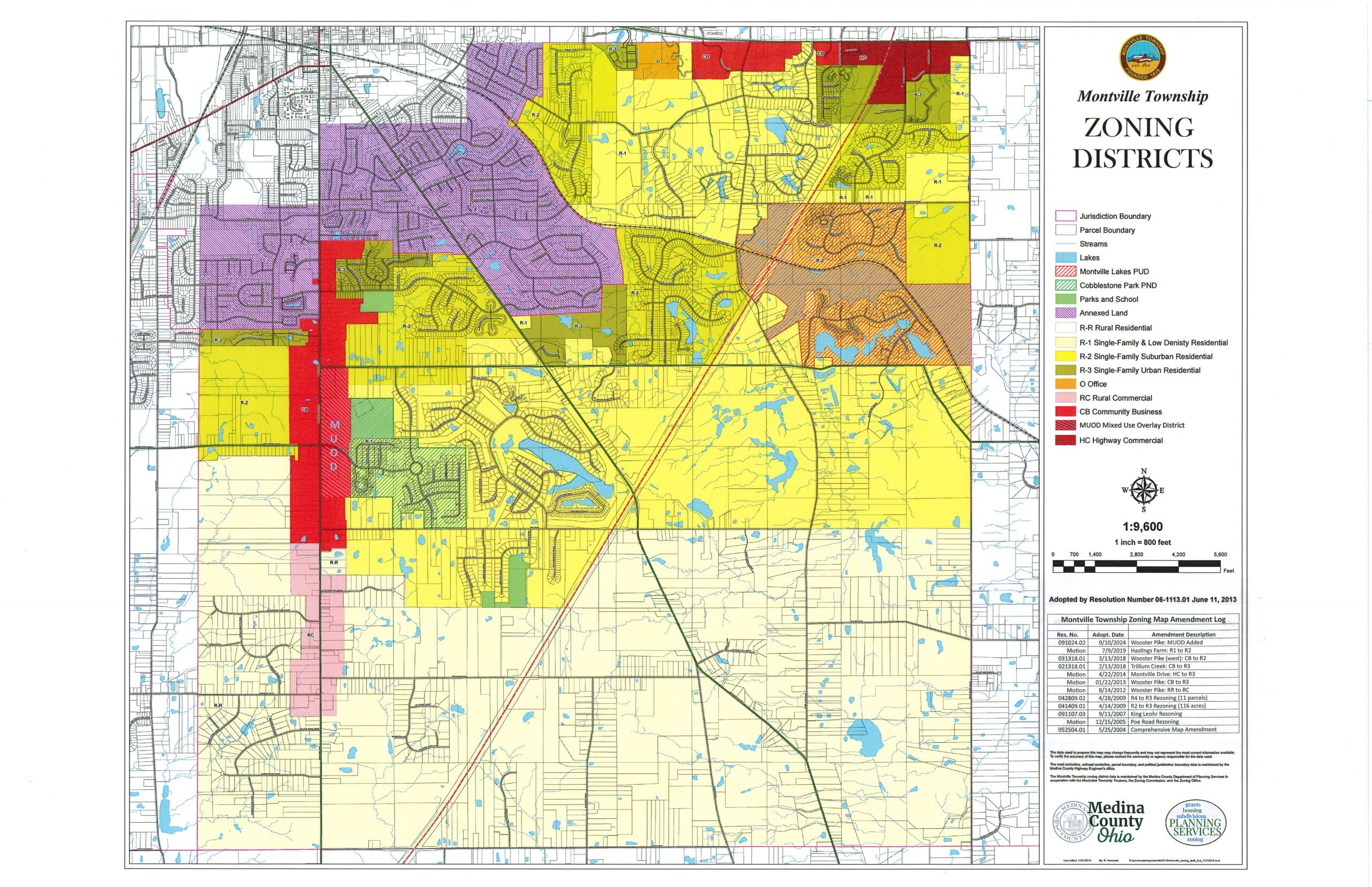 montville township sections map