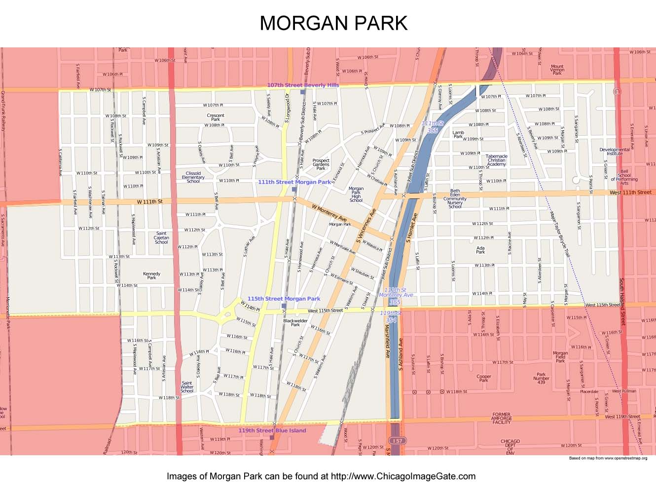 morgan park boundary map