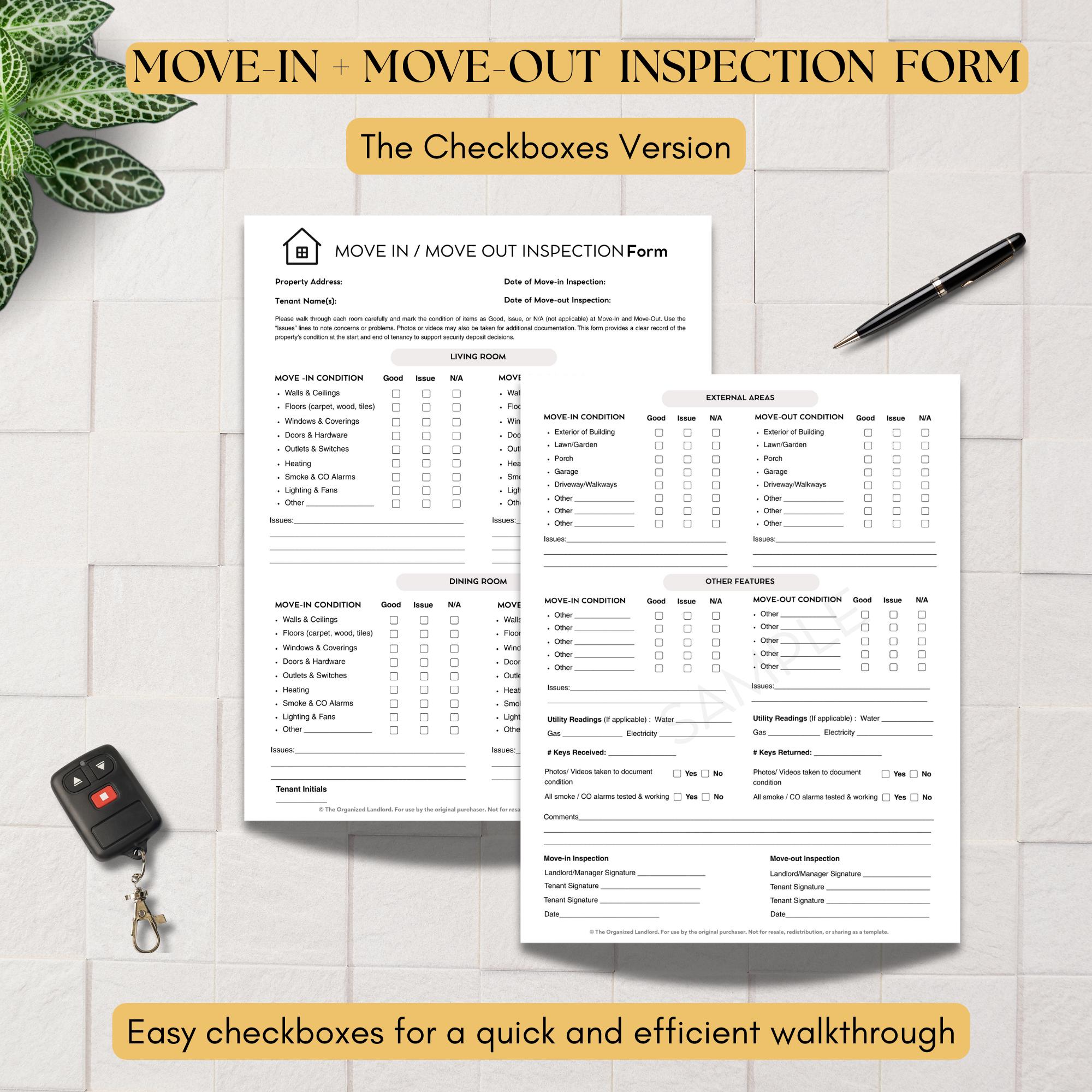 move in inspection