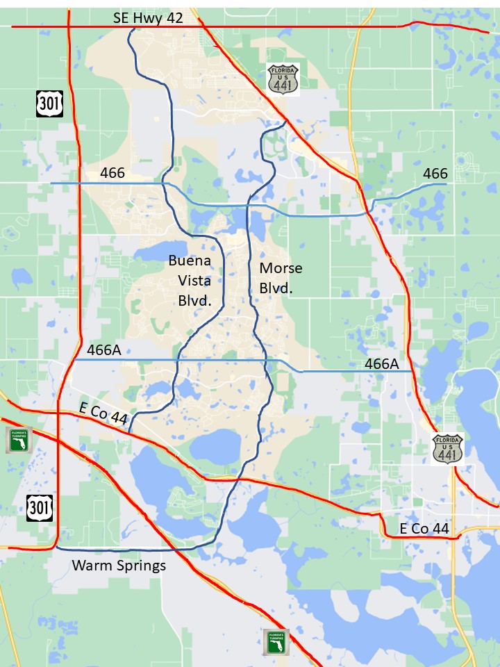 named villages map