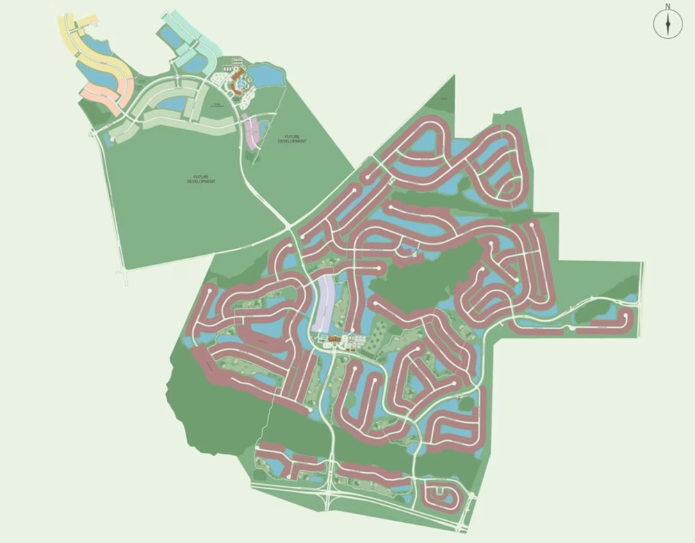 neighborhoods and golf courses