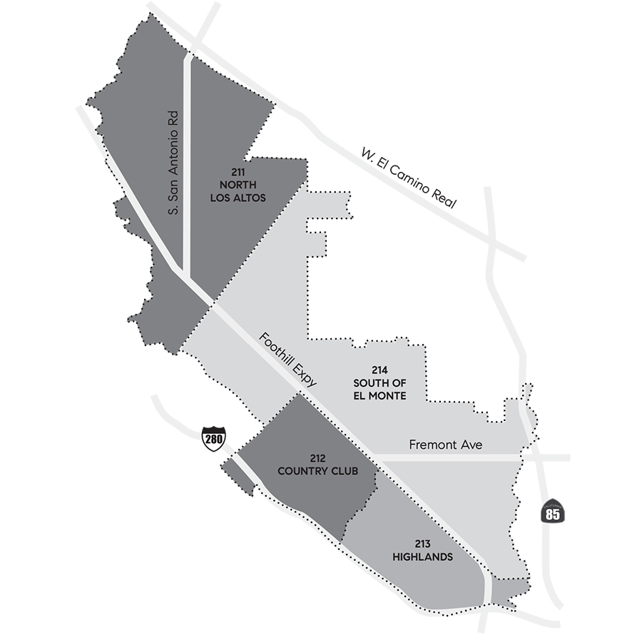 neighboring cities map