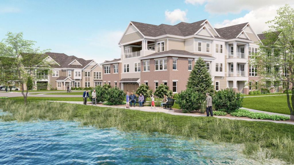 new vs older apartment building