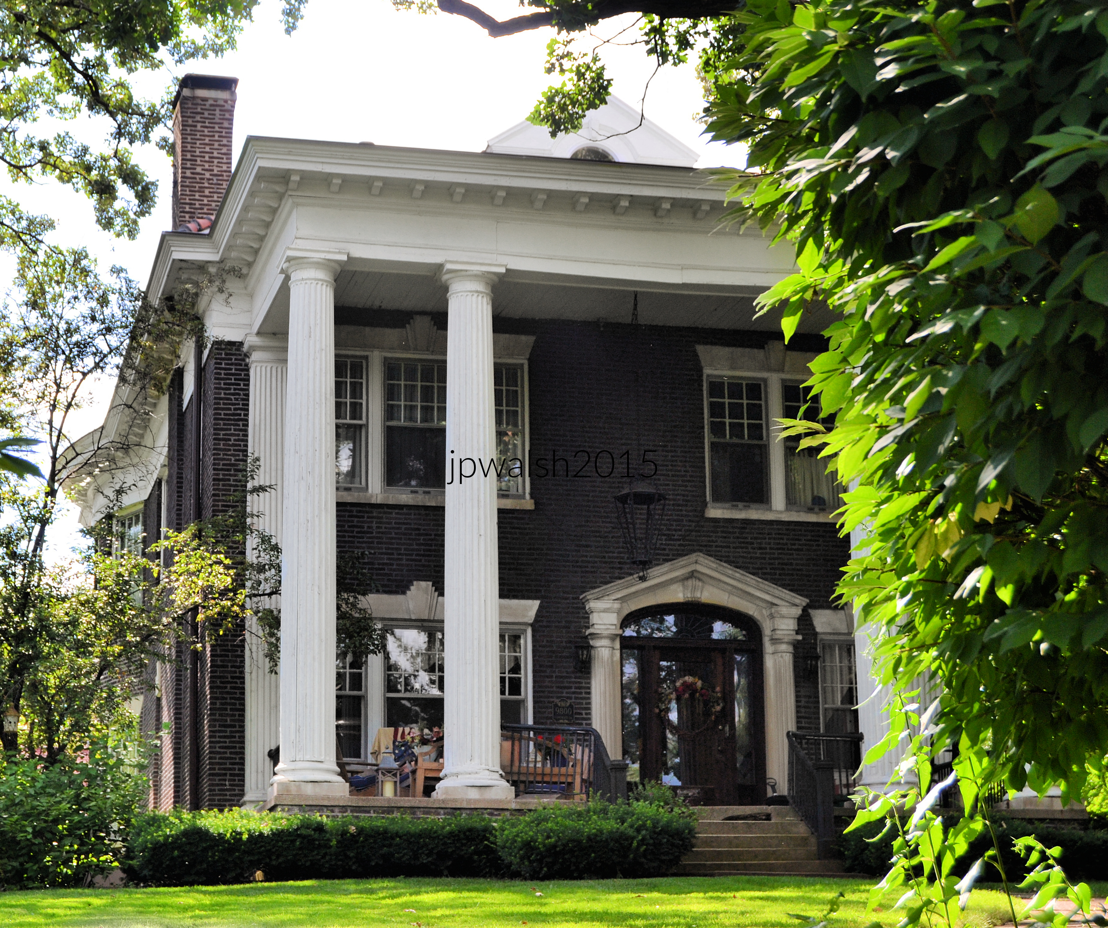 older brick home