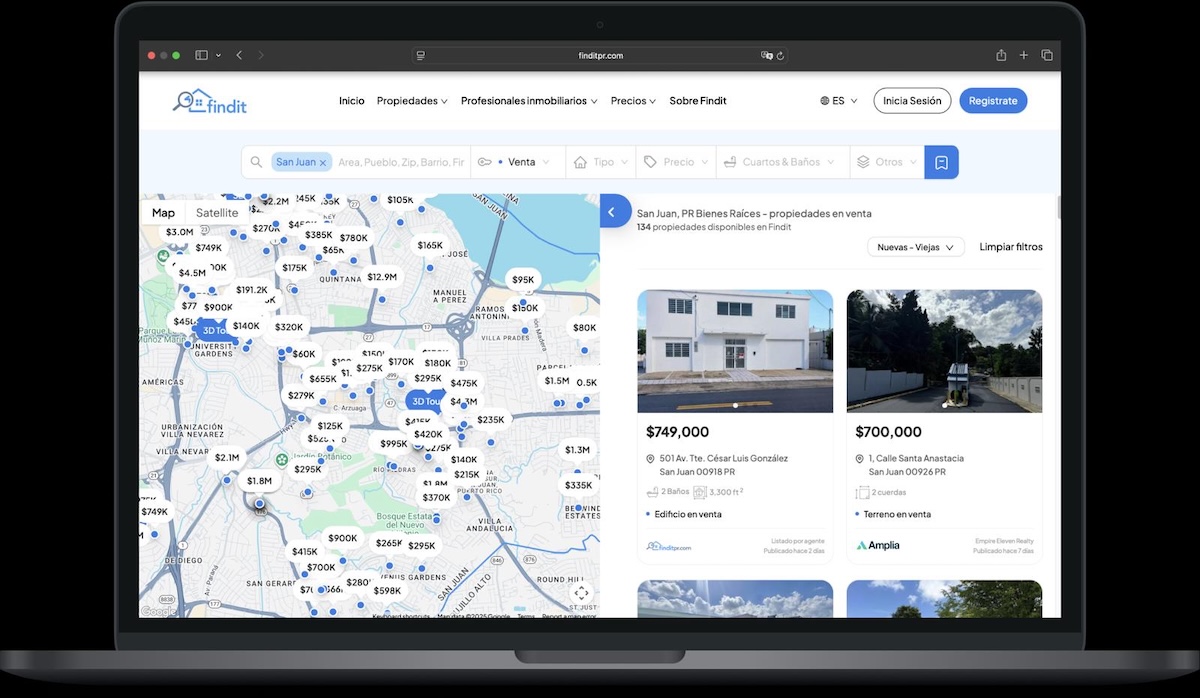 online listing search