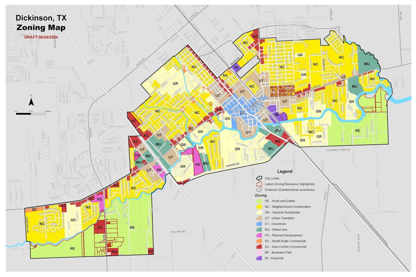 orange beach zoning map