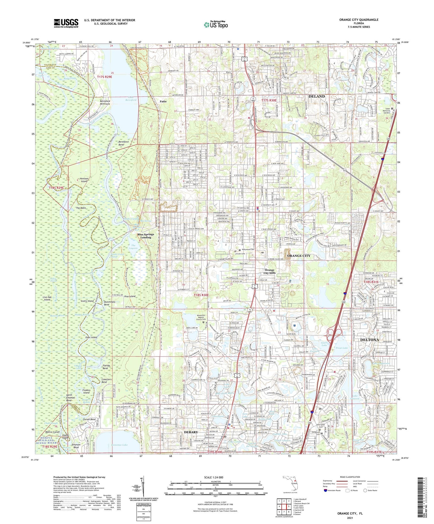 orange city map location