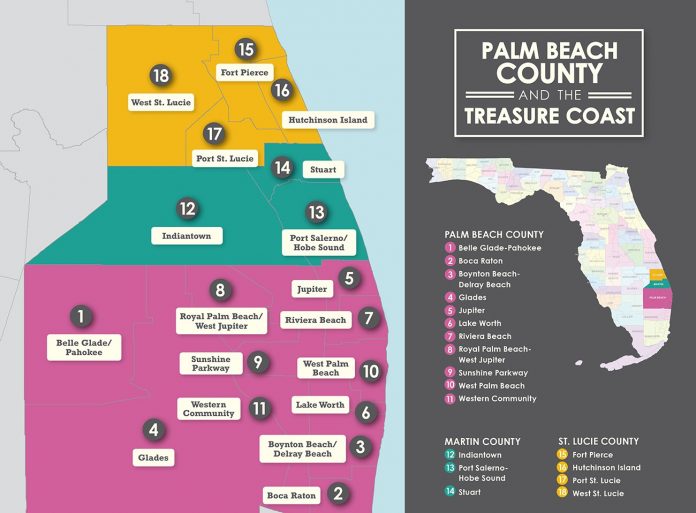 palm beach town map
