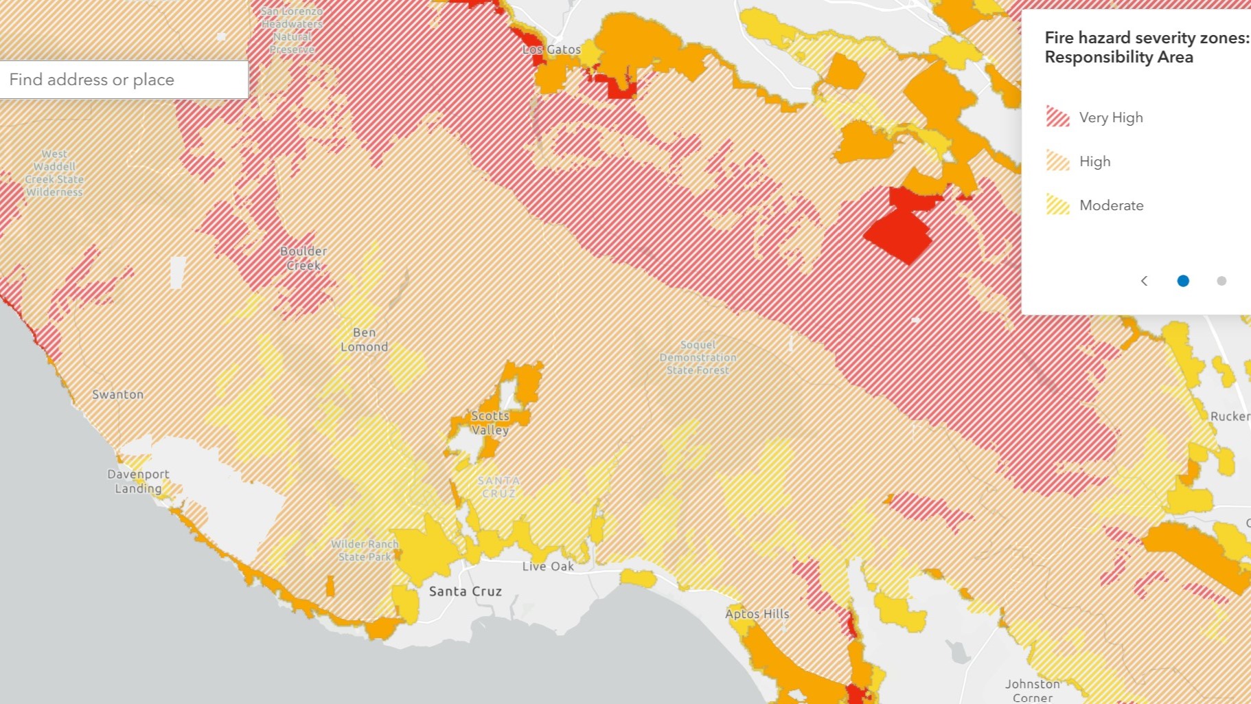 property tax wildfire map