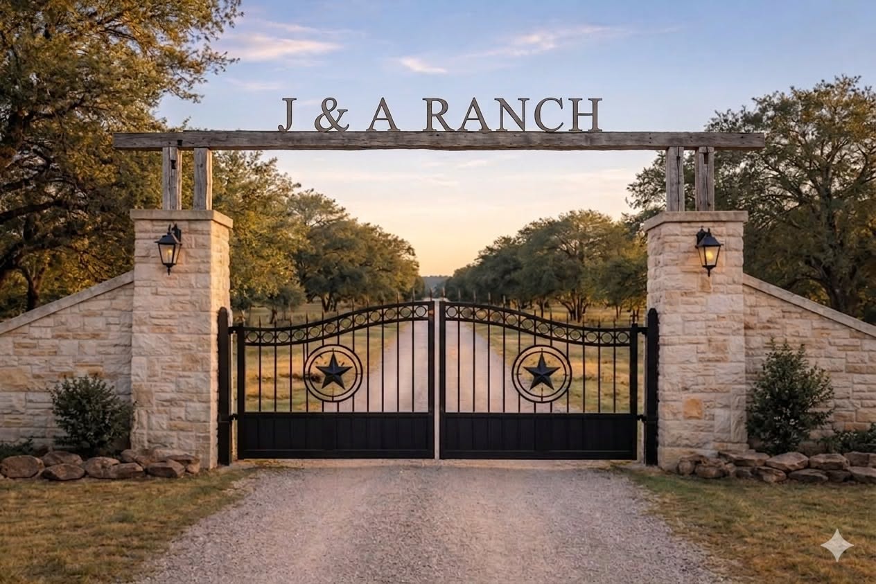 ranch gate entrance