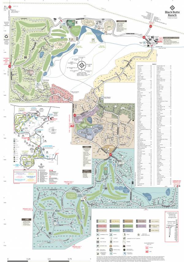 ranch sections map