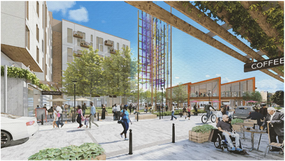 ravenswood business district rendering