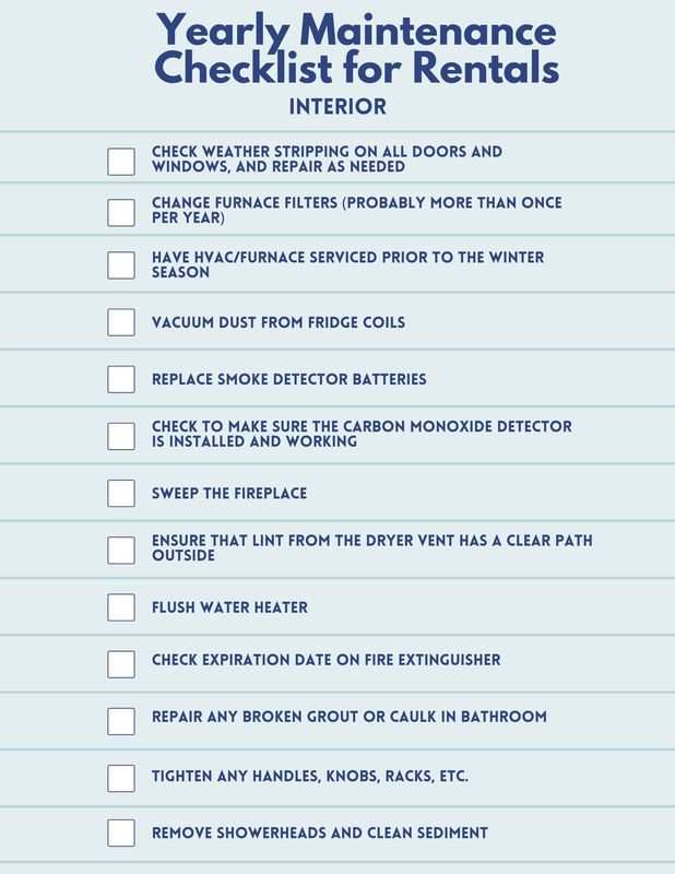 rental mistakes checklist
