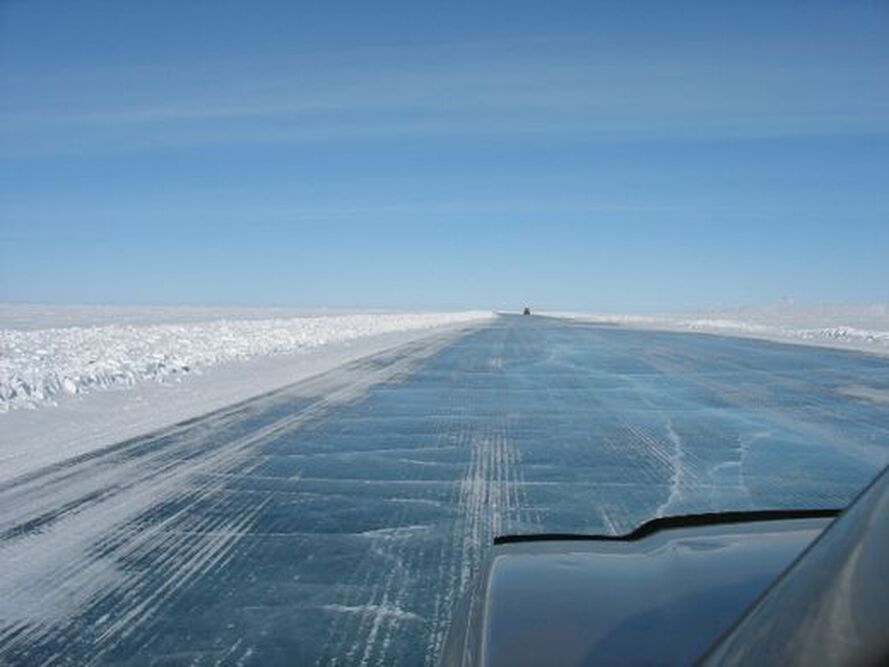 seasonal ice road